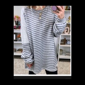 Lucky Strike Block Striped Top :Madison + Mallory